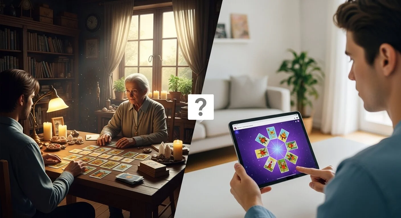 온라인타로vs오프라인타로