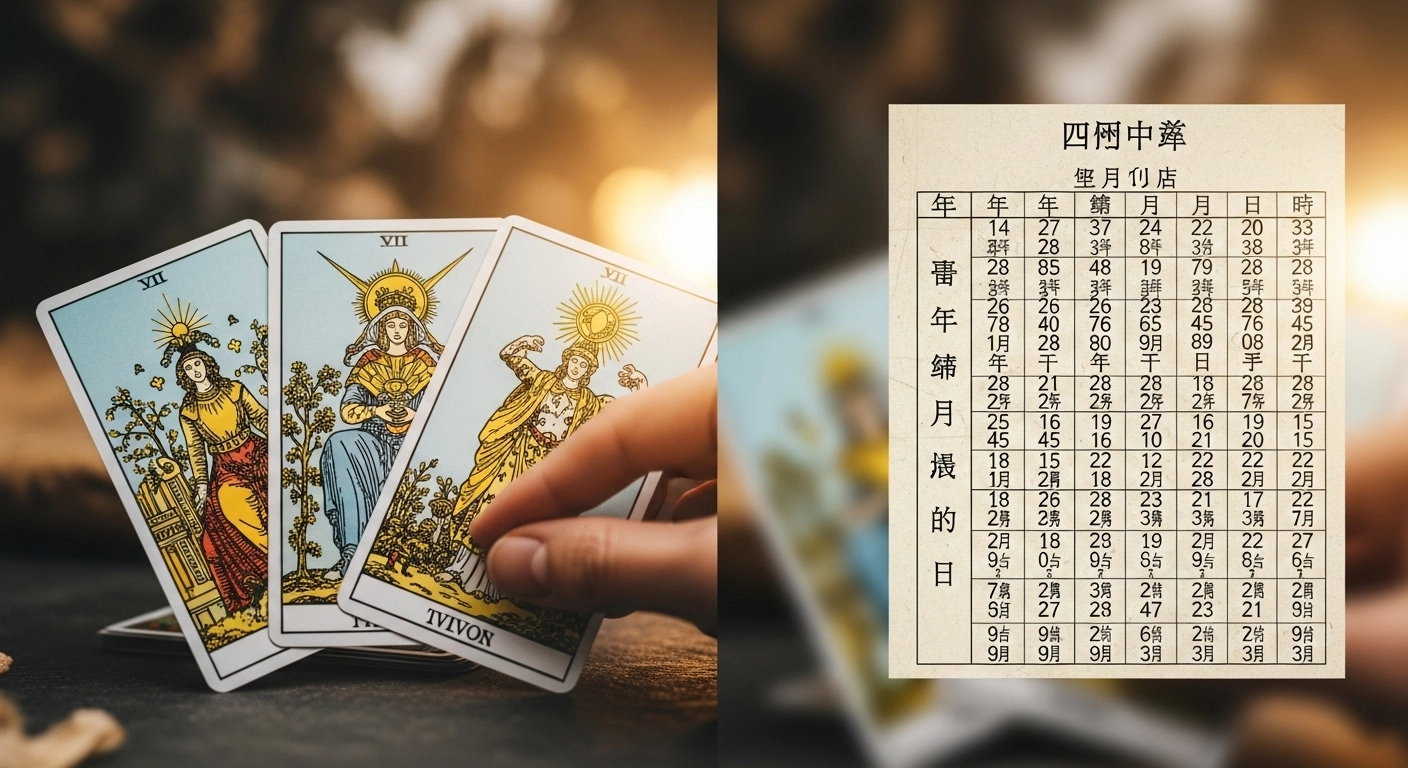 타로카드vs사주팔자