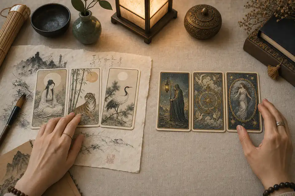 eastern tarot card difference
