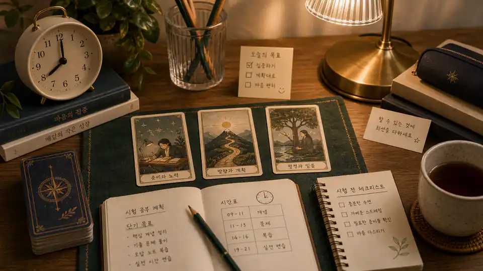 시험운이 궁금해? 3분 타로카드로 오늘 운세 체크! ??? - ?? ??? ?? ???
