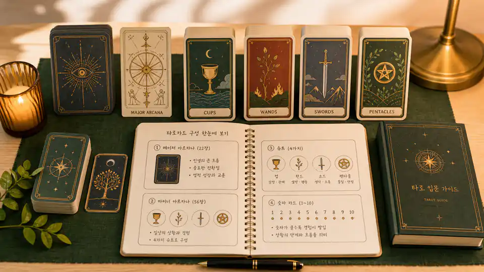 타로카드 배우기 - 타로카드 종류와 구성 3분 만에 파악하기 ??? - ?? ??? ?? ???