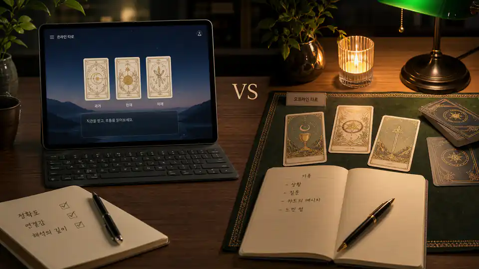온라인타로 VS 오프라인타로 정확도 검증 ??? - ?? ??? ?? ???