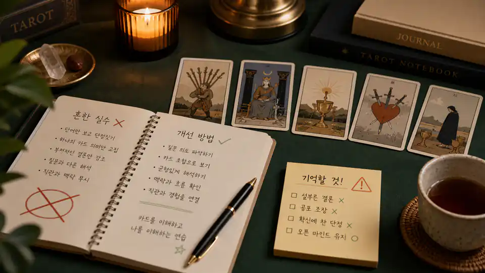 이렇게 하면 타로 해석 100% 실패한다 | 타로 실수 피하는 법 ??? - ?? ??? ?? ???