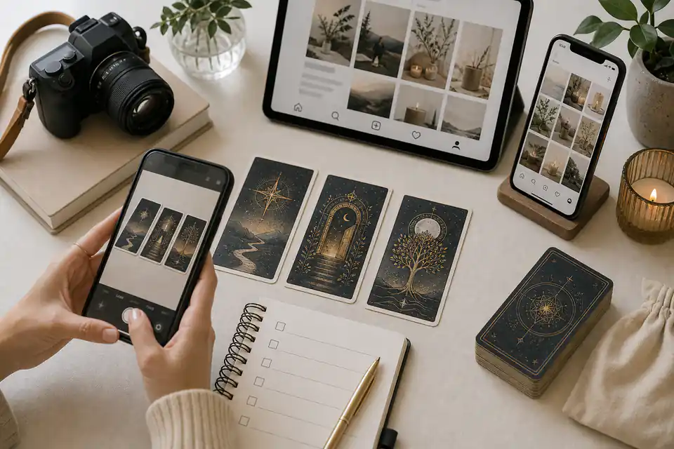 tarot card image use