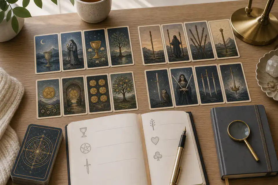 tarot card in english names
