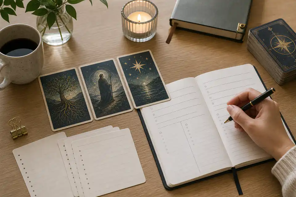 tarot card interpretation practice routine